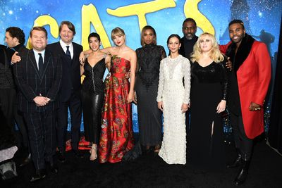 James Corden, Tom Hooper, Mette Towley, Taylor Swift, Jennifer Hudson, Francesca Hayw Photo