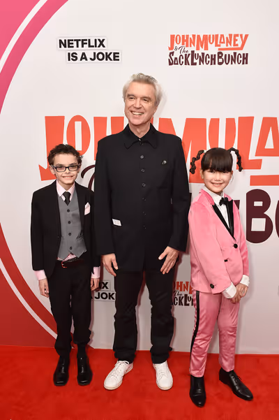 Jacob Laval, David Byrne and Lexi Perkel  Photo