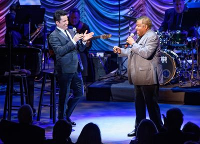 John Lloyd Young and Little Anthony Photo