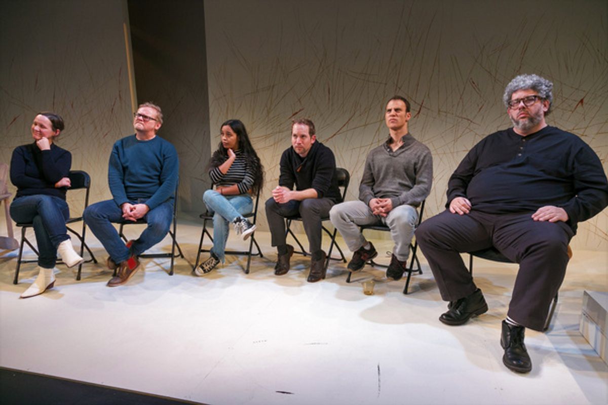 Andromache Chalfant, Sam Helfrich, Krystal Tavarez, David Beck, Neil Holland, Neil LaBute at 
