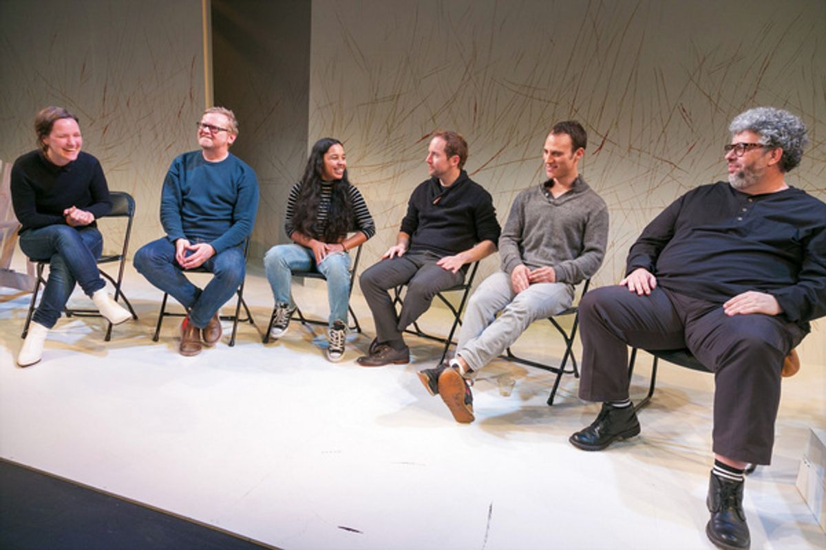 Andromache Chalfant, Sam Helfrich, Krystal Tavarez, David Beck, Neil Holland, Neil LaBute at 