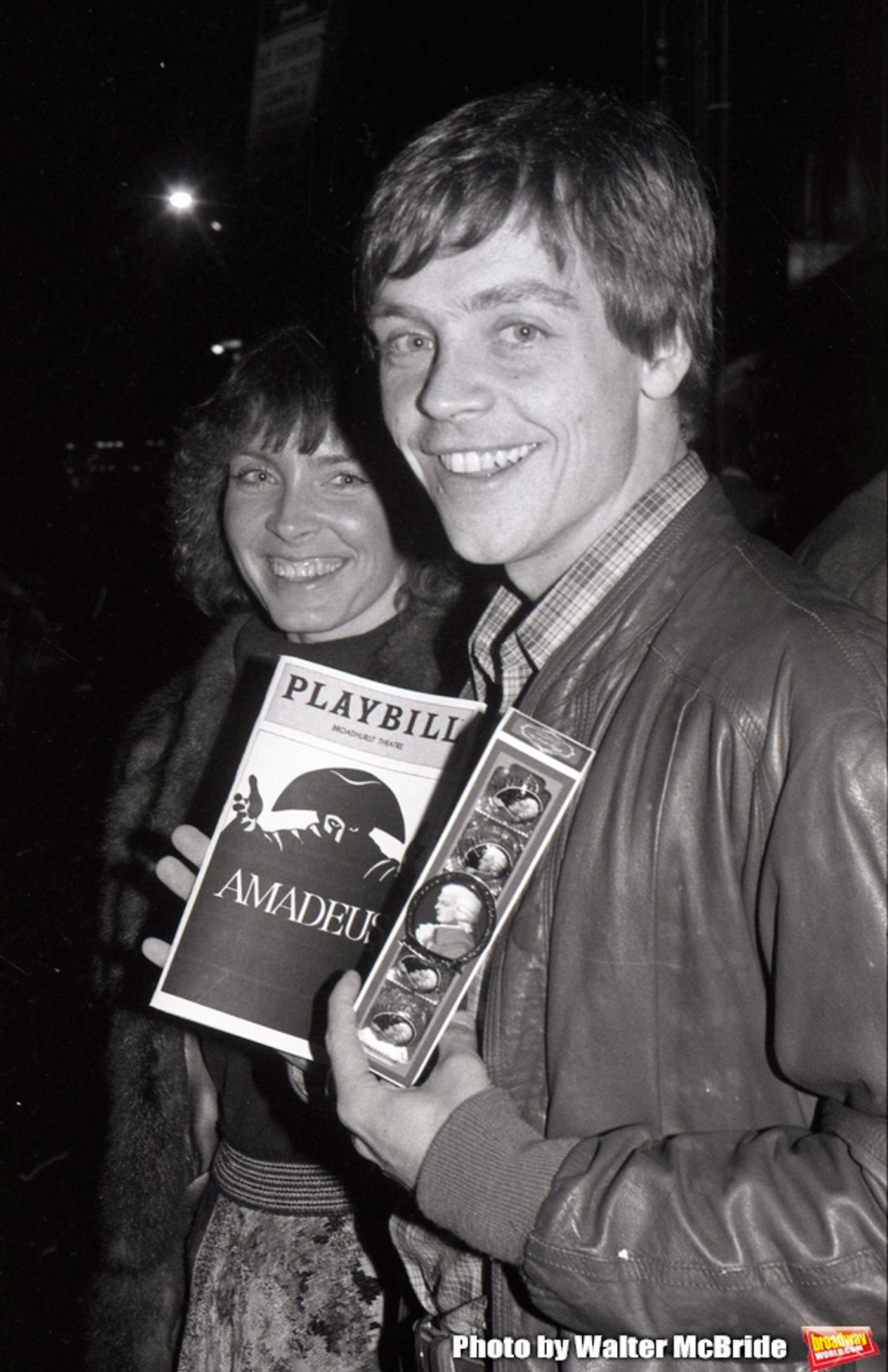 Photo Flashback: STAR WARS Icon Mark Hamill And Marilou York Attend AMADEUS On Broadway  Image