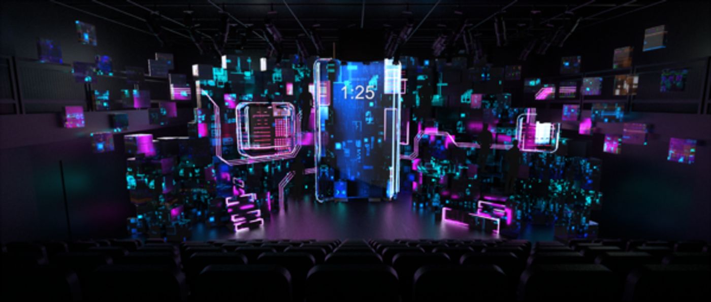 Photo Flash: Sneak Peak of EMOJILAND Scenic, Projection and Lighting Design  Image