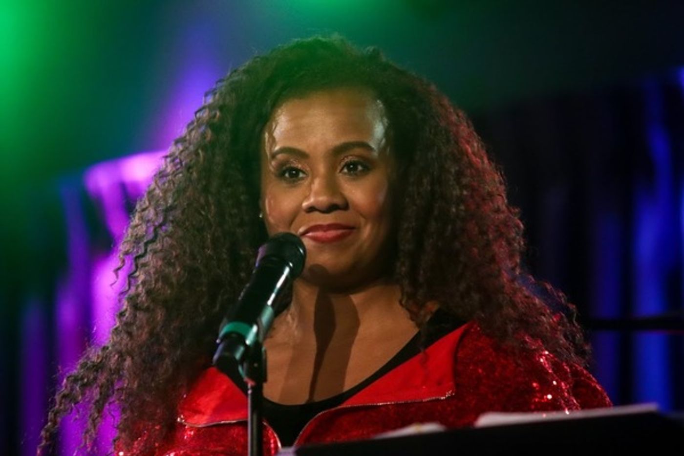 Photo Flash: Lesli Margherita, Mario Cantone and More at MICHAEL LONGORIA'S HOLIDAY HOP CONCERT  Image