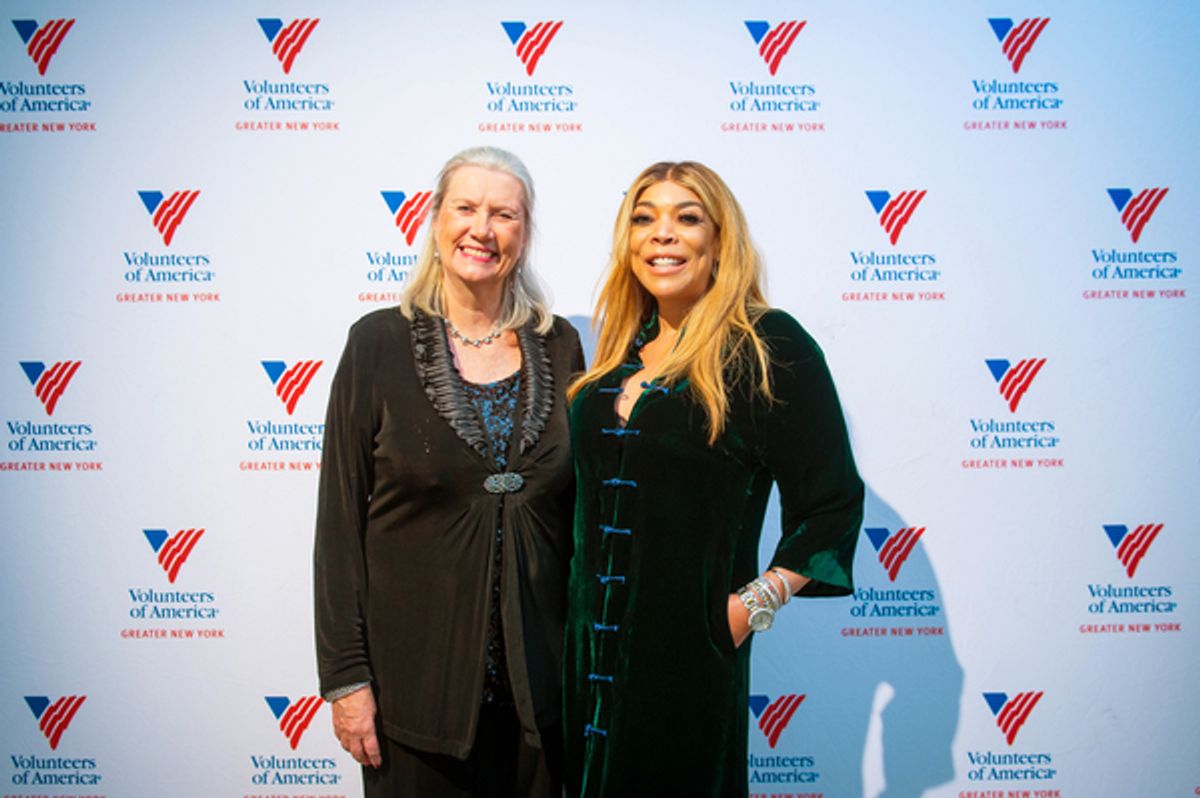 Tere Pettitt, President and CEO of Volunteers of America-Greater New York; Wendy Williams, host of The Wendy Williams Show
 at 