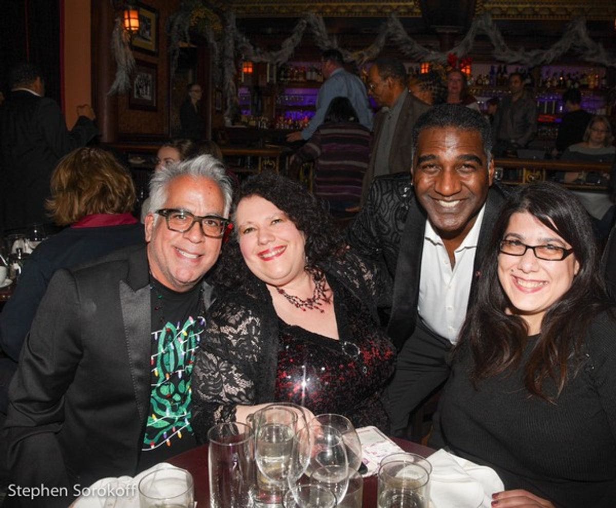 Richard Jay-Alexander, Jen Bush, Norm Lewis, Christina Trivigno, BC/EFA winning bid for the Norm Lewis Show at 