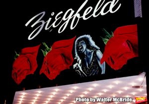 Theatre Marquee at the Ziegfield in New York City for "The Rose" starring Bette Midle Photo