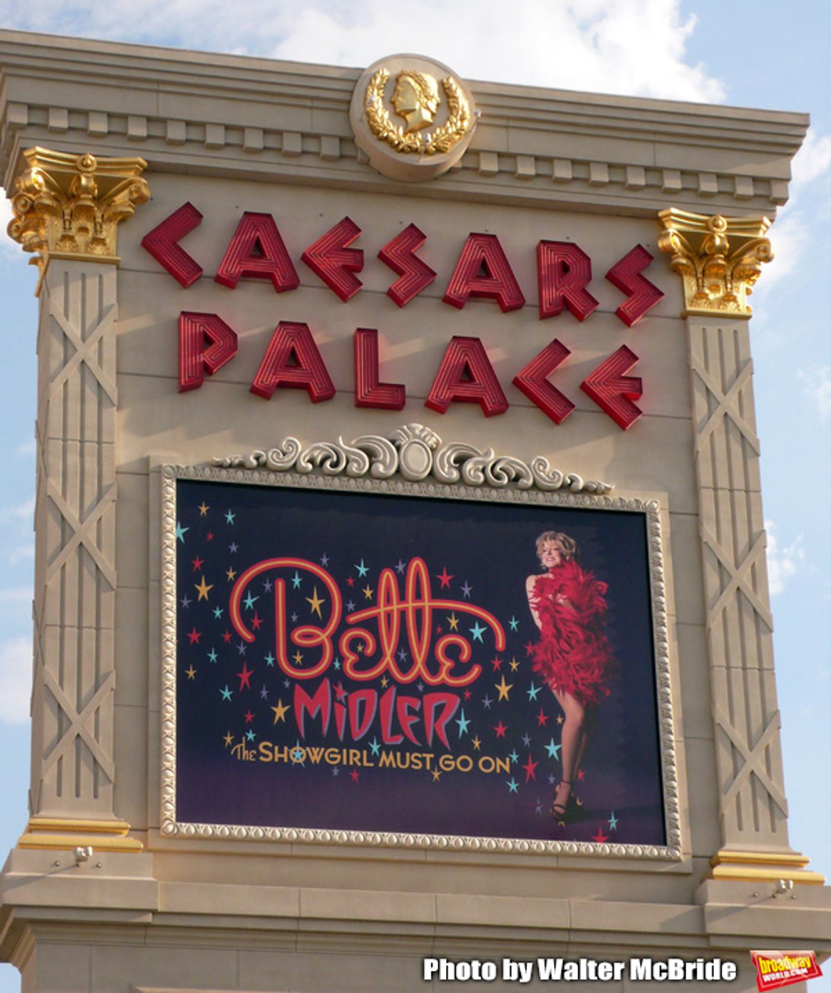 Theatre Marquee for The Showgirl Must go on playing the Colosseum at Caesars Palace in Las Vegas.
August 16, 2008
 at 