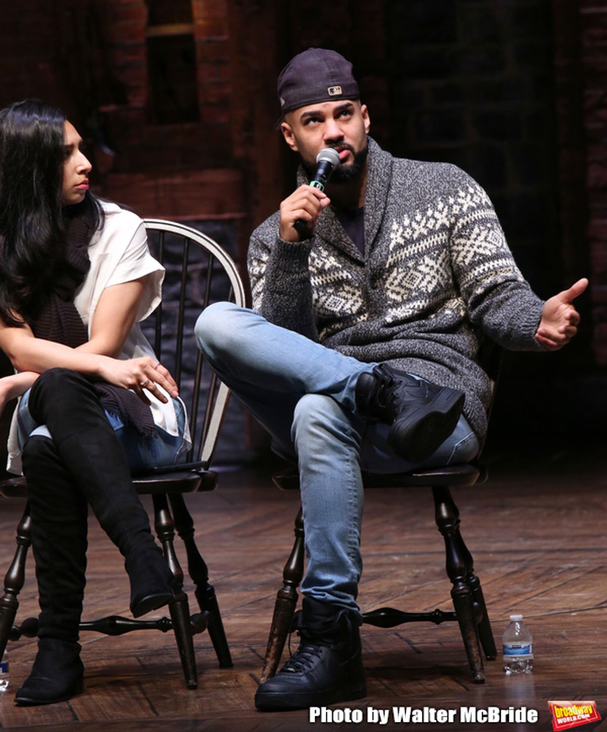 Lauren Boyd and Nicholas Christopher at 