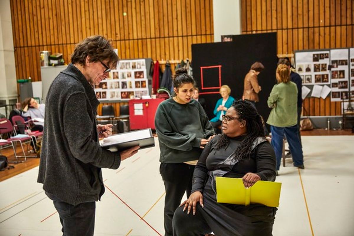 James Macdonald, Zainab Hasan and Cecilia Noble at 