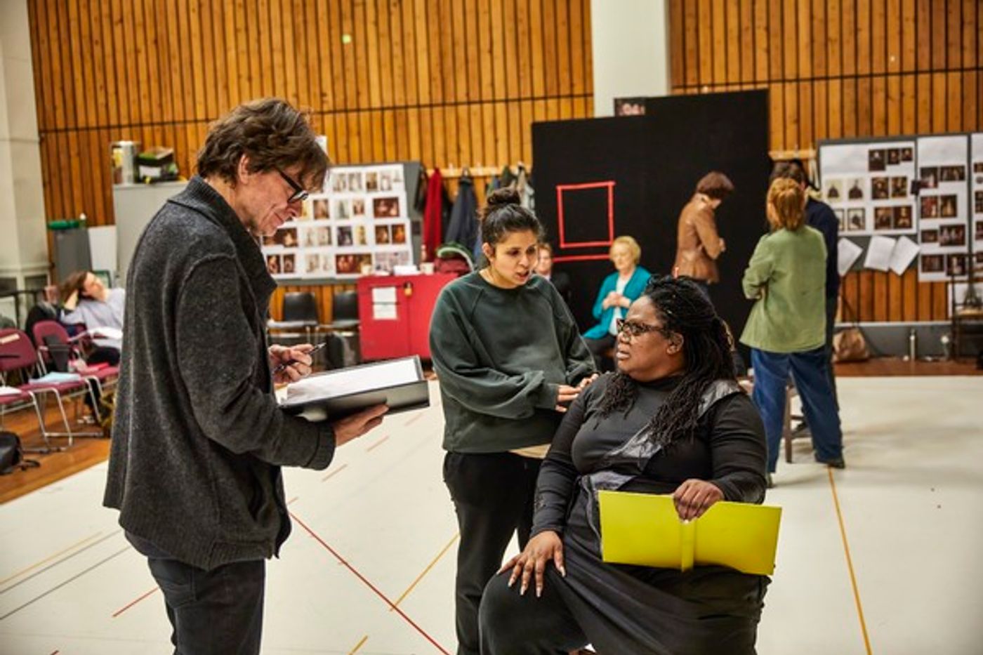 Photo Flash: Go Inside Rehearsals for THE WELKIN at the National Theatre  Image