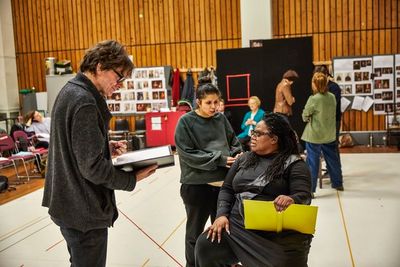 James Macdonald, Zainab Hasan and Cecilia Noble Photo