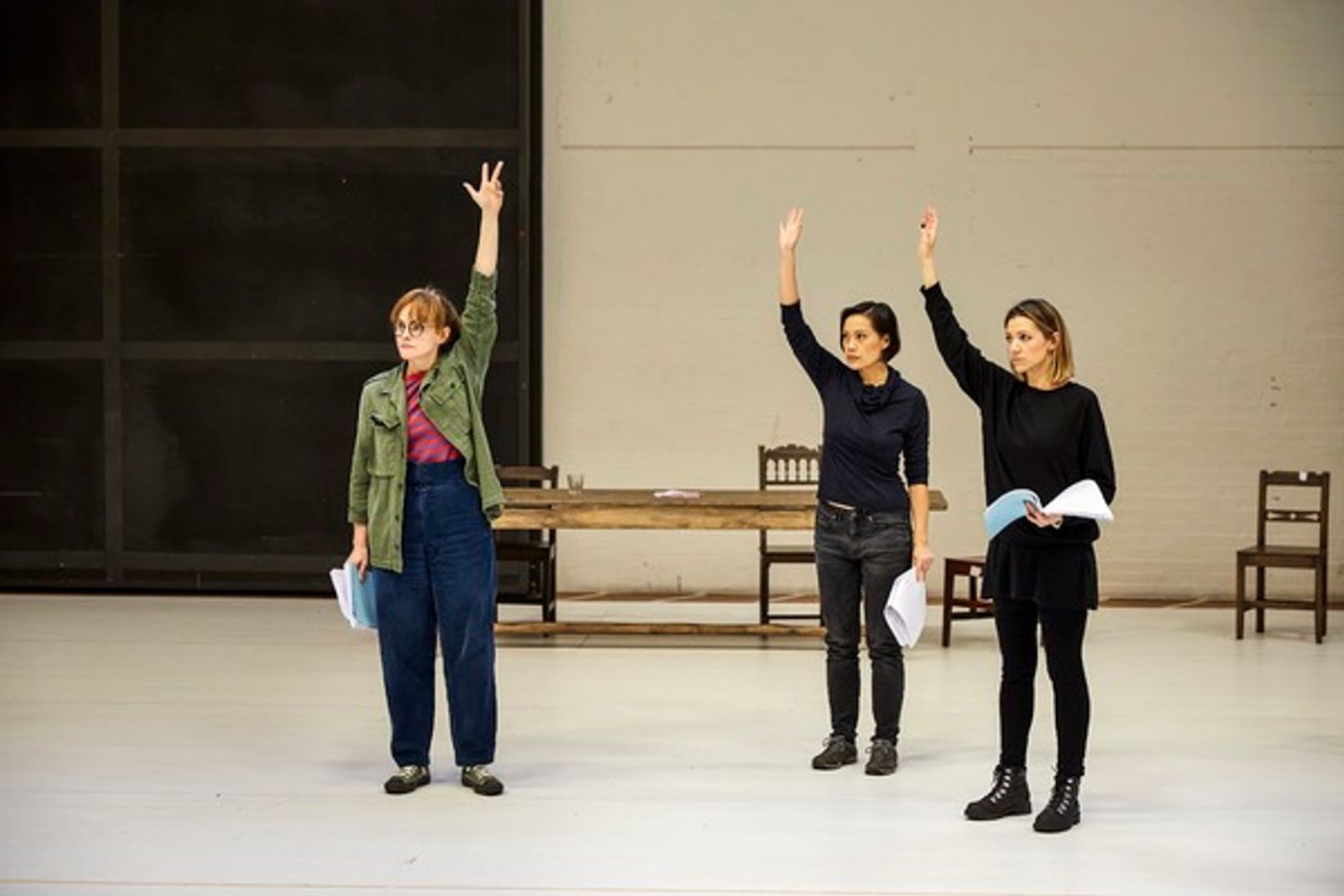 Photo Flash: Go Inside Rehearsals for THE WELKIN at the National Theatre  Image