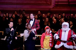 Tony DeSare, Capathia Jenkins, Steven Reineke, Pecan Pie and Santa Claus @ BroadwayWorld Tony DeSare, Capathia Jenkins, Steven Reineke, Pecan Pie and Santa Claus Photo