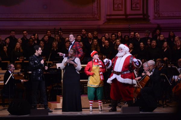 Tony DeSare, Capathia Jenkins, Steven Reineke, Pecan Pie and Santa Claus Photo