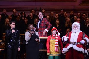 Tony DeSare, Capathia Jenkins, Steven Reineke, Pecan Pie and Santa Claus @ BroadwayWorld Tony DeSare, Capathia Jenkins, Steven Reineke, Pecan Pie and Santa Claus Photo