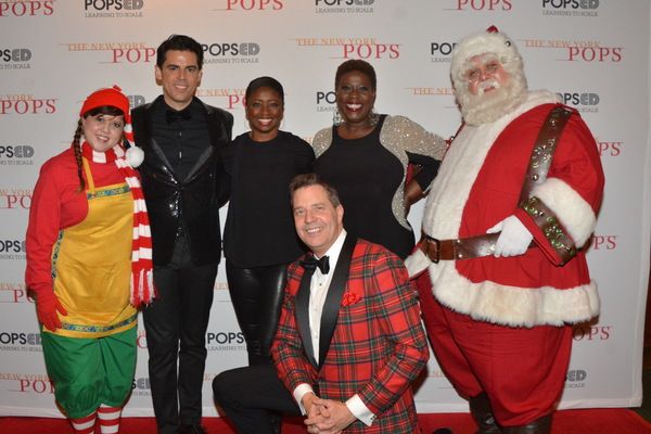 Pecan Pie, Tony DeSare. Montego Glover, Steven Reineke, Capathia Jenkins and Santa Cl Photo