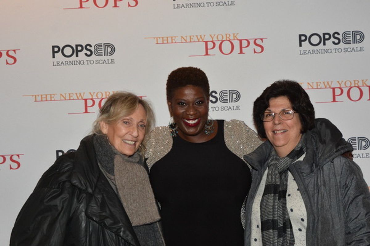 Capathia Jenkins and two of her grade school teachers-Barbara Ames and Karen Folger at 