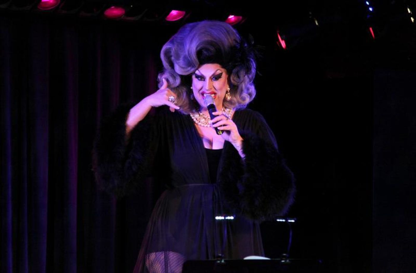 Review: Legendary Drag Performer Jackie Beat Brings Her 21st Annual Holiday Show ILLUMINATI OR NICE To The Laurie Beechman And Is She A NAUGHTY Girl!  Image