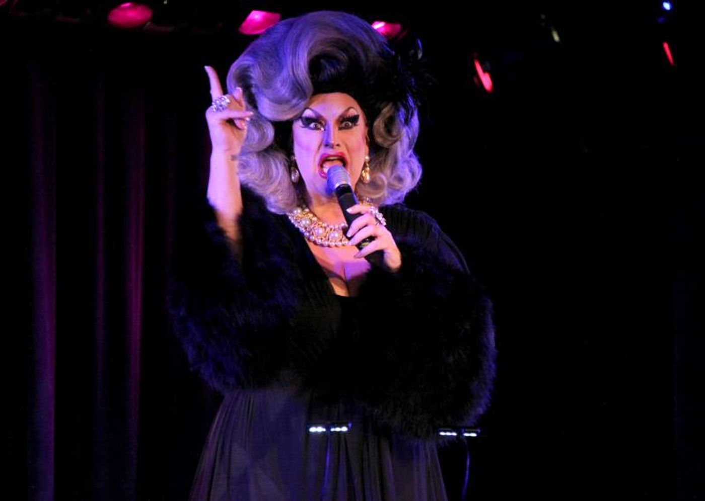 Review: Legendary Drag Performer Jackie Beat Brings Her 21st Annual Holiday Show ILLUMINATI OR NICE To The Laurie Beechman And Is She A NAUGHTY Girl!  Image