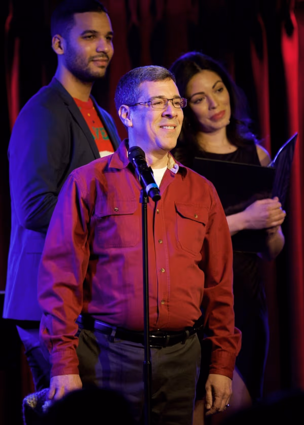 Tony Chiroldes, Tristan J. Schuler and Amanda Robles at 