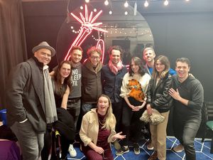 Brooke Shields, Keri Russell and Matthew Rhys with Freestyle Love Supreme Photo