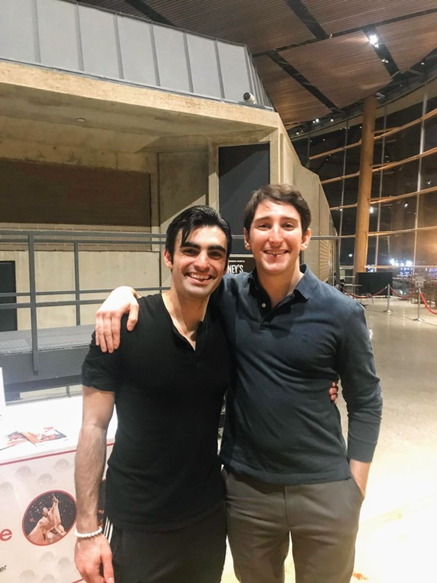 Photo Flash: Ben Fankhauser, Original Broadway Cast Member of NEWSIES, Attended NEWSIES at Arena Stage  Image