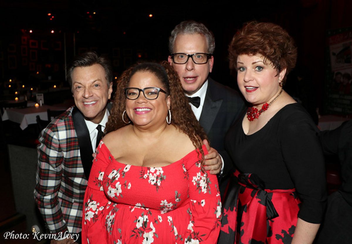 Jim Caruso, Natalie Douglas, Billy Stritch, Klea Blackhurst at 