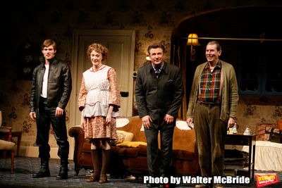 Chris Carmack, Jan Maxwell, Alec Baldwin and Richard Easton during the Curtain Call f Photo