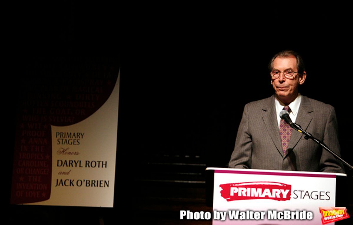 Richard Easton attending the Primary Stages 23rd Anniversary Gala
honoring Jack O'Brien and Daryl Roth at a Private Club in New York City.
November 12, 2007 at 