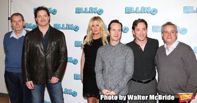 Richard Easton, Brendan Fraser, Jennifer Coolidge, Denis O'Hare, Jeremy Shamos and Do Photo