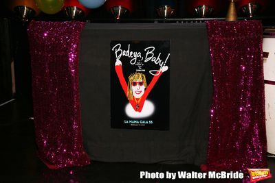 Allee Willis Stage atmosphere for La Mama's 55th Anniversary Gala at La Mama on Novem Photo