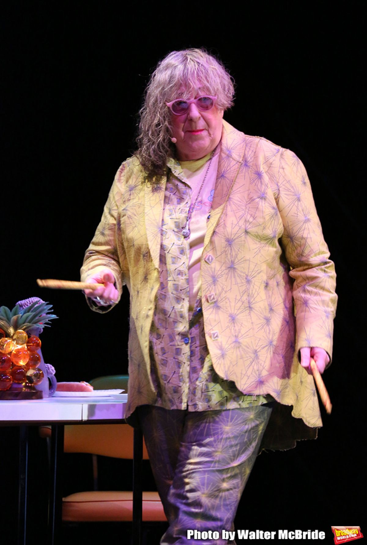 Allee Willis performs 'Ba-de-ya Baby! Or: How I Learned to Love Theatre' for La Mama's 55th Anniversary Gala at La Mama on November 10, 2016 in New York City. at 