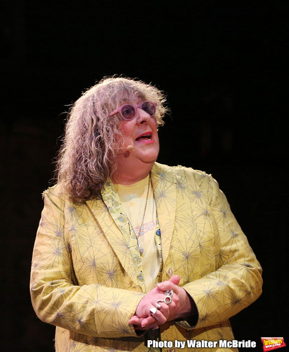 Allee Willis performs 'Ba-de-ya Baby! Or: How I Learned to Love Theatre' for La Mama's 55th Anniversary Gala at La Mama on November 10, 2016 in New York City. at 