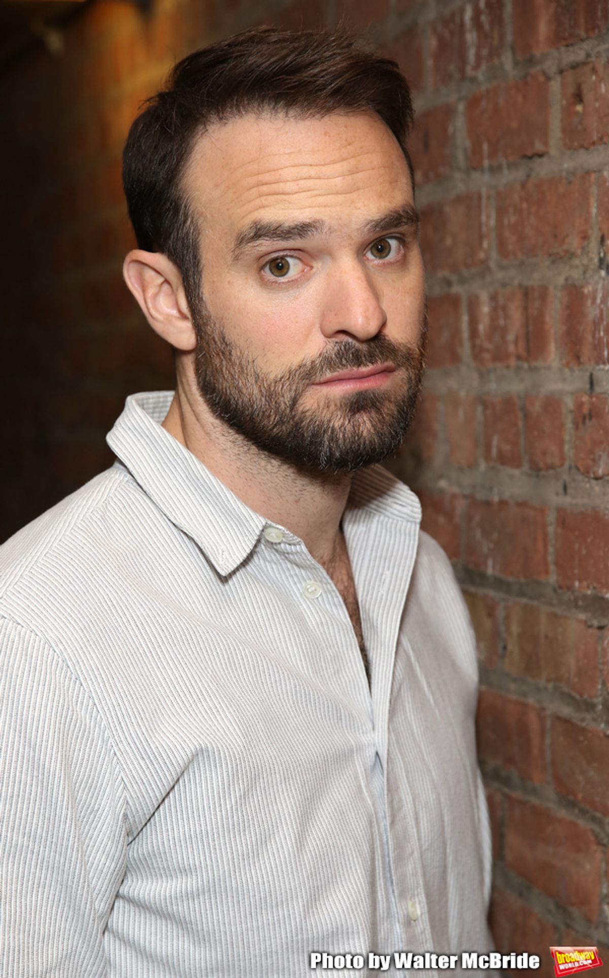Charlie Cox during his Broadway Debut Photo Shoot  at the Bernard B. Jacobs Theatre on September 19, 2019 in New York City. at 