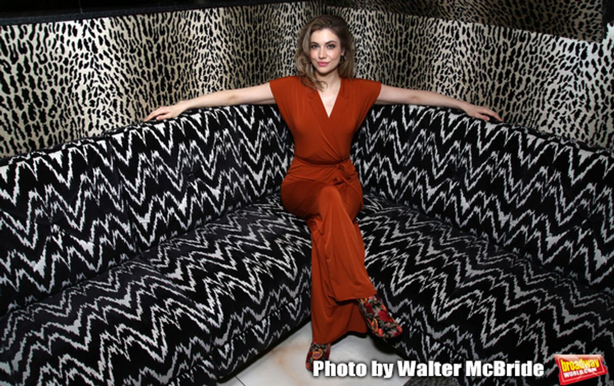 Katlyn Carlson from 'Be More Chill' during her Broadway Debut photo shoot at the Room Mate Grace Hotel on February 20, 2019 in New York City. at 