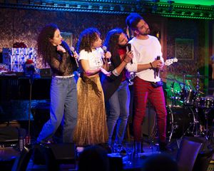 Alanna Saunders, Claire Saunders, Trent Saunders, Heath Saunders. Photo: Michael Dekker. @ BroadwayWorld Alanna Saunders, Claire Saunders, Trent Saunders, Heath Saunders. Photo: Michael Dekk Photo