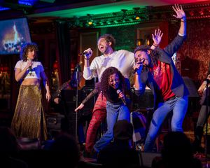 Claire Saunders, Heath Saunders, Alanna Saunders, Trent Saunders. Photo: Michael Dekker. @ BroadwayWorld Claire Saunders, Heath Saunders, Alanna Saunders, Trent Saunders. Photo: Michael Dekk Photo