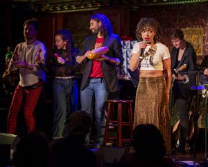 Heath Saunders, Alanna Saunders, Trent Saunders, Claire Saunders. Photo: Michael Dekker. @ BroadwayWorld Heath Saunders, Alanna Saunders, Trent Saunders, Claire Saunders. Photo: Michael Dekk Photo