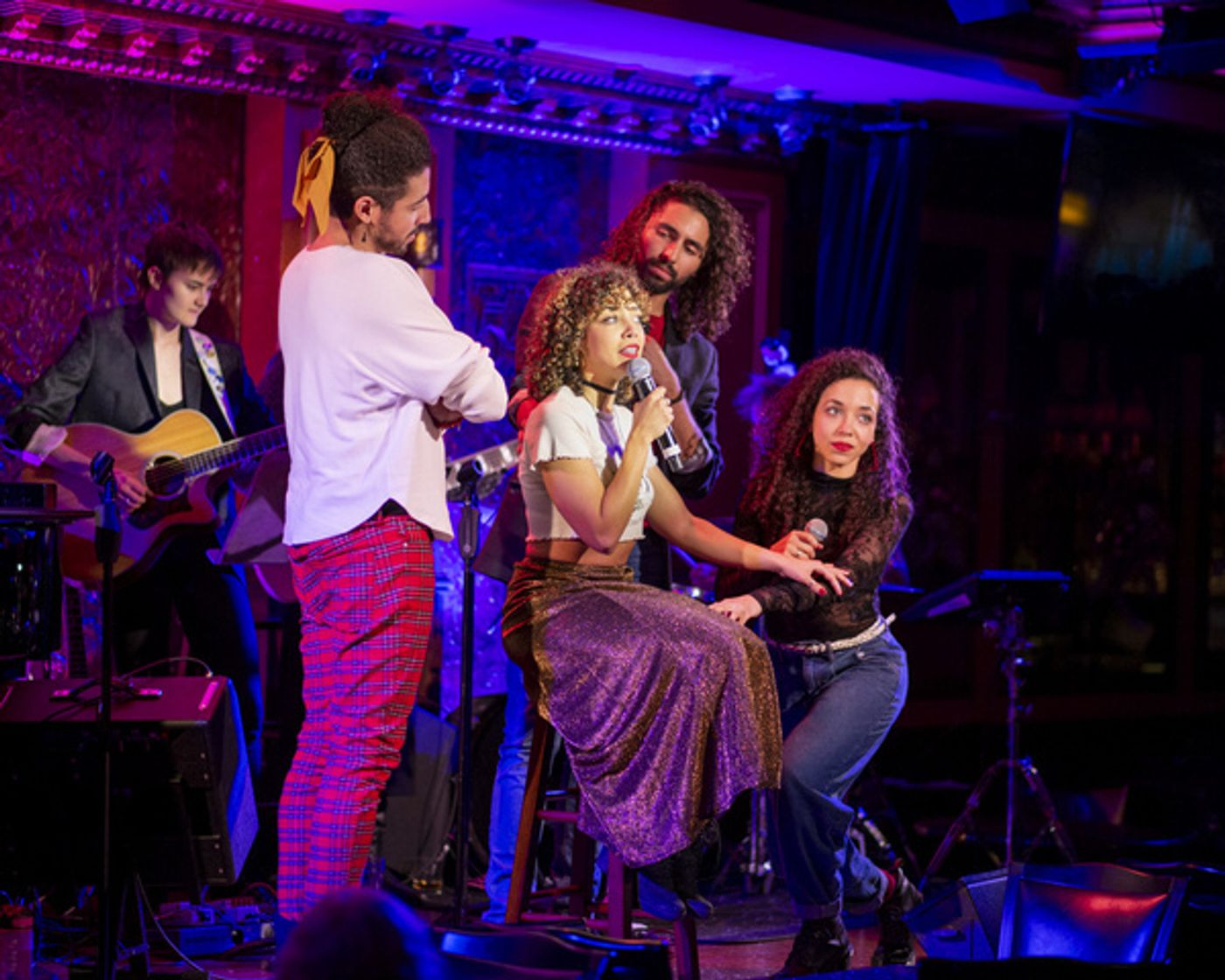 Photo Flash: The Saunders Family In FAMILY DINNER: HOLIDAY EDITION At Feinstein's/54 Below  Image
