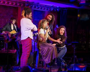 Heath Saunders, Claire Saunders, Trent Saunders, Alanna Saunders. Photo: Michael Dekker. @ BroadwayWorld Heath Saunders, Claire Saunders, Trent Saunders, Alanna Saunders. Photo: Michael Dekk Photo