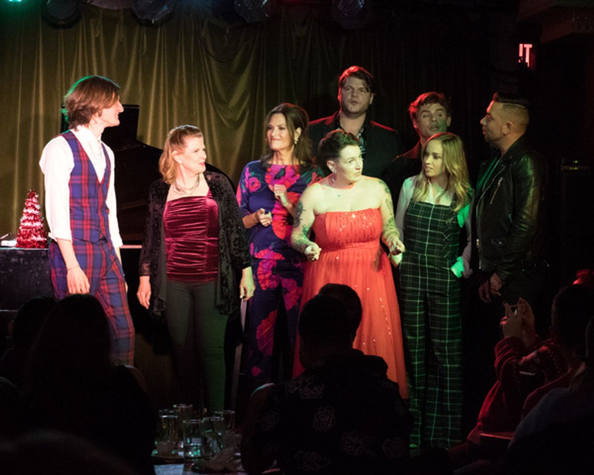 Owen Bakula, Dianne Fraser, Chelsea Field, Effie Passero, Trent Mills, Garrett Clayton, Natalie Lander, and David Hernandez at 