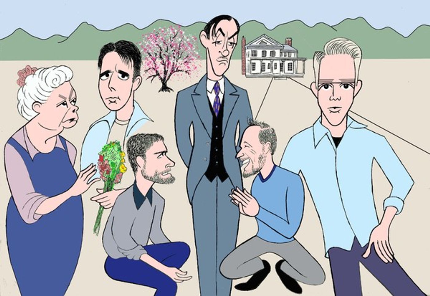 BWW Exclusive: Ken Fallin Draws the Stage - THE INHERITANCE BWW Exclusive: Ken Fallin Draws the Stage - THE INHERITANCE Image