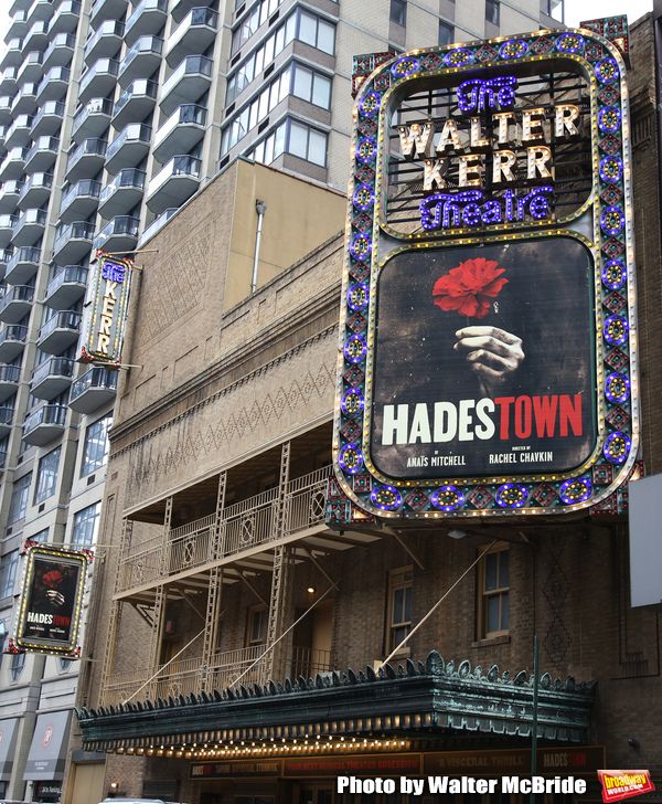 Theatre Marquee unveiling for â€œHadestown