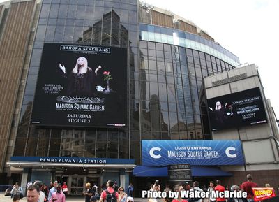 Barbra Streisand Theatre Marquee for her August 3, 2019 Concert at Madison Square Gar Photo