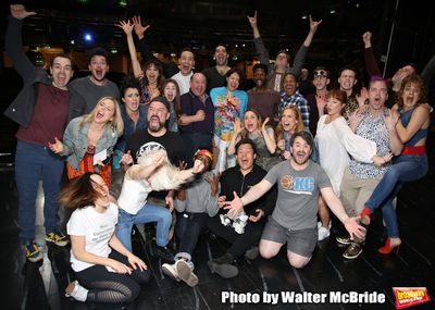 Jill Abramovitz, Rob McClure, Leslie Kritzer, Sophia Anne Caruso, Adam Dannheisser, D Photo