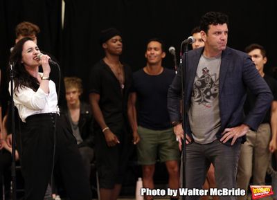 Lena Hall and Bradley Dean during Jim Steinman's "Bat Out of Hell - The Musical" - Op Photo