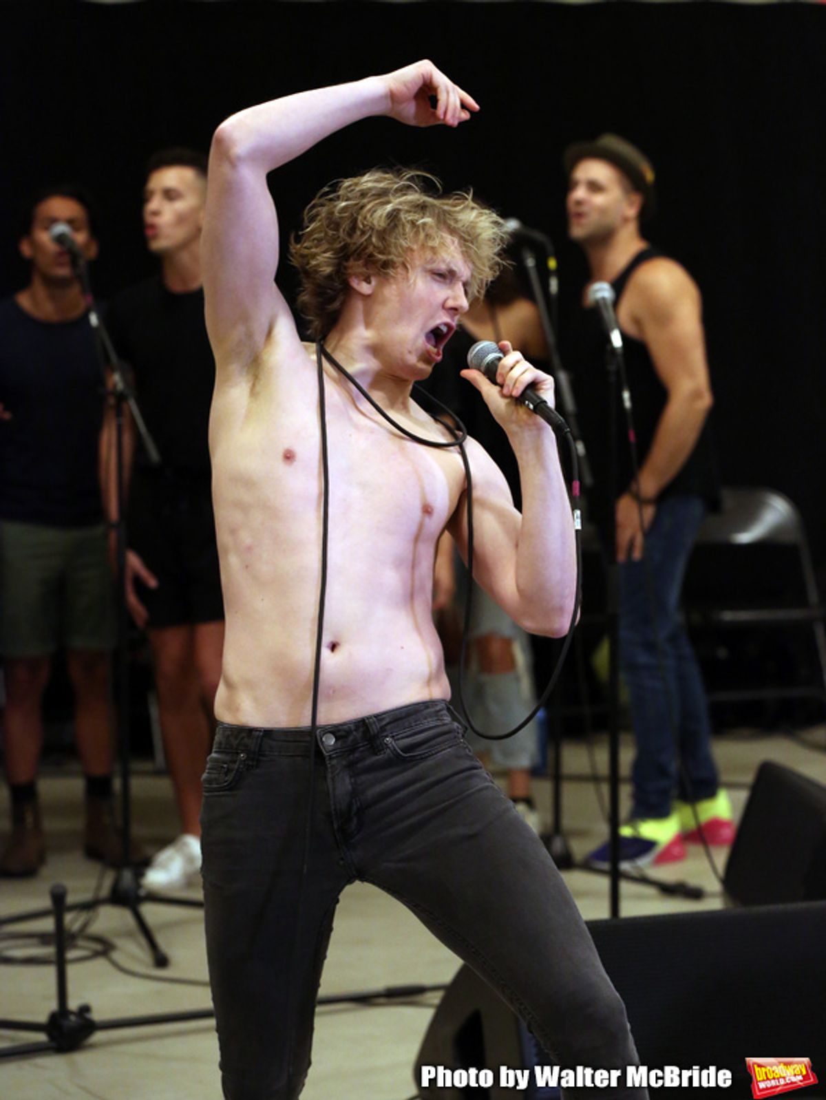 Andre Polec during Jim Steinman's 'Bat Out of Hell - The Musical' - Open Rehearsal at New York City Center on July 30, 2019 in New York City. at 