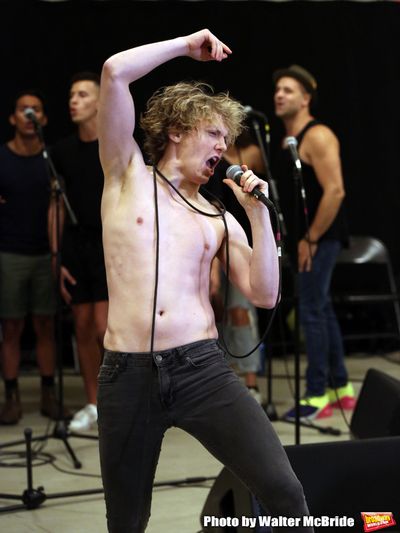 Andre Polec during Jim Steinman's "Bat Out of Hell - The Musical" - Open Rehearsal at Photo