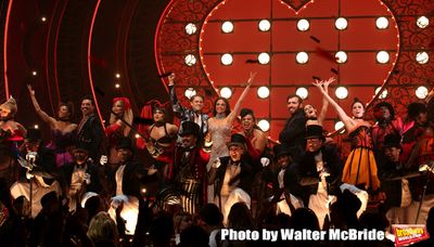 Robyn Hurder, Ricky Rojas, Aaron Tveit, Danny Burstein, Karen Olivo, Tam Mutu and Sah Photo